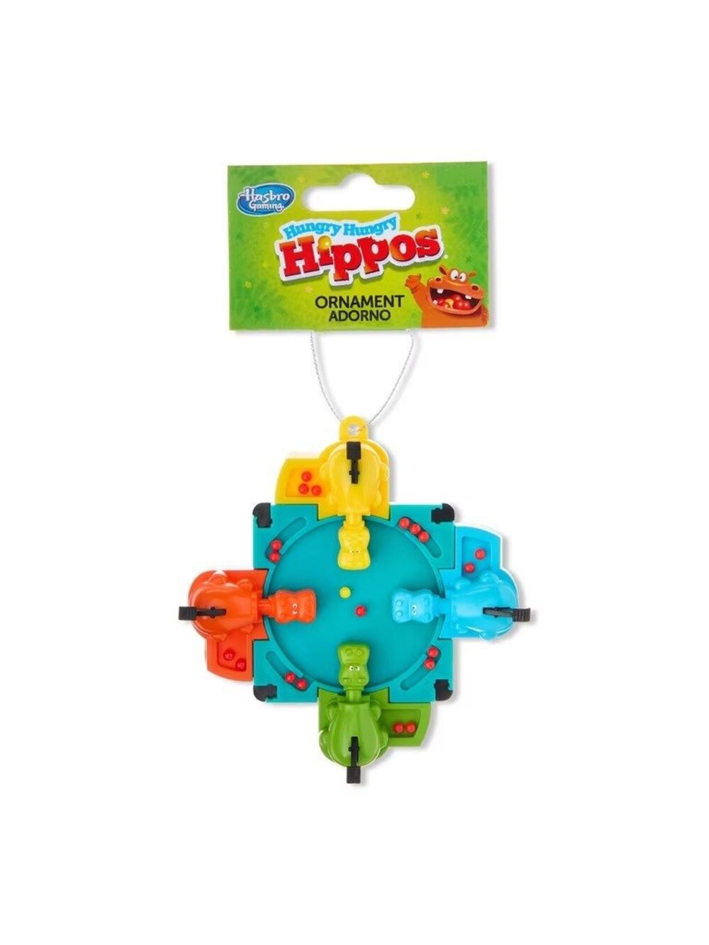 Hungry Hippos Hasbro Holiday Decoupage Ornament Multicolor Blue by Ruz NEW!
